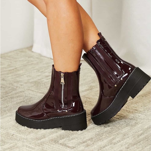 Trendy Zipper Fall Boots - Picture 2 of 6